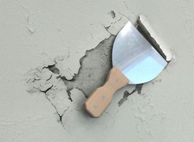 Декоративная штукатурка из шпатлевки (шпаклевки)?