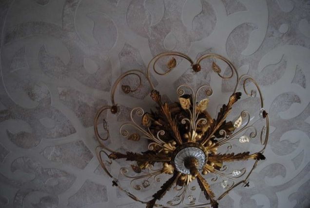 Декоративная штукатурка в отделке потолков