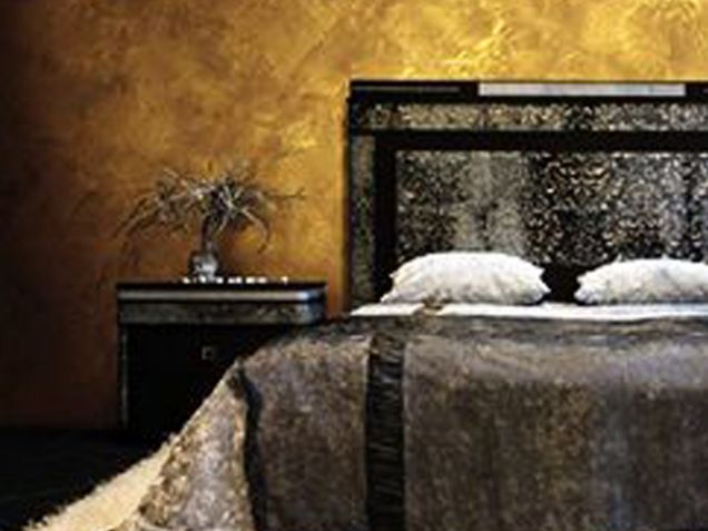 Зонирование помещения при помощи декоративных штукатурок