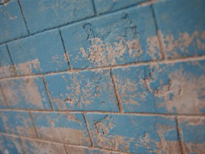 крашенный кирпич